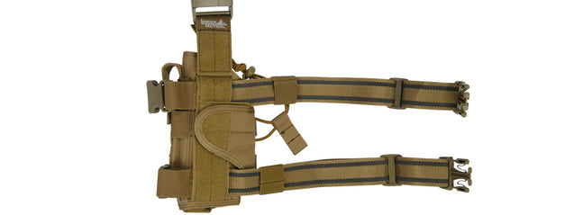 Ca-322Tn 1000D Nylon Tornado Drop Leg Holster (Tan) Airsoft Gun / Accessories