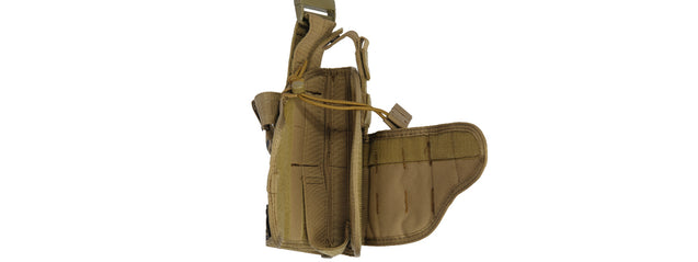 Ca-322Tn 1000D Nylon Tornado Drop Leg Holster (Tan) Airsoft Gun / Accessories