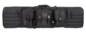 Lancer Tactical 48" Double Gun Bag 600D Pvc Molle Belt Rifle Bag (Black) Airsoft Gun Accessories