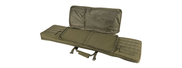 Lancer Tactical 48" Double Gun Bag 600D Pvc Molle Belt Rifle Bag (Od Green) Airsoft Gun Accessories