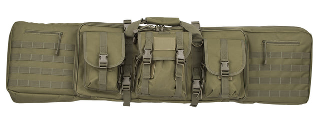 Lancer Tactical 48" Double Gun Bag 600D Pvc Molle Belt Rifle Bag (Od Green) Airsoft Gun Accessories