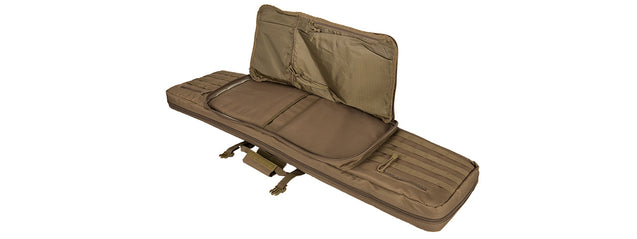 Ca-340K 48" Double Gun Bag 600D Pvc Molle Belt Rifle Bag (Kahki) Airsoft Gun Accessories