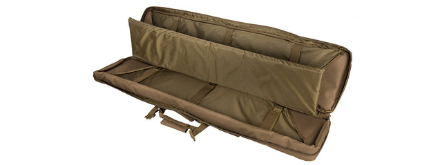Ca-340K 48" Double Gun Bag 600D Pvc Molle Belt Rifle Bag (Kahki) Airsoft Gun Accessories