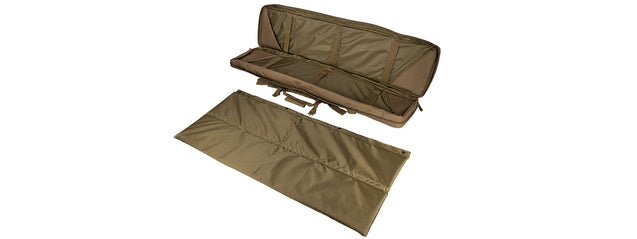Ca-340K 48" Double Gun Bag 600D Pvc Molle Belt Rifle Bag (Kahki) Airsoft Gun Accessories