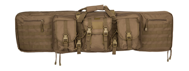 Ca-340K 48" Double Gun Bag 600D Pvc Molle Belt Rifle Bag (Kahki) Airsoft Gun Accessories