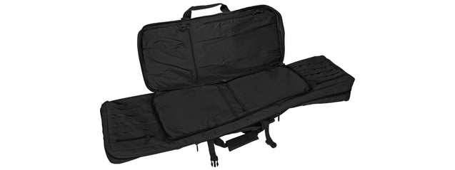 Ca-343B2 Molle 42" Double Gun Bag (Color: Black) Airsoft Gun Accessories
