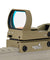Lancer Tactical 4 Reticle Red Control Reflex Sight (Color:Tan)