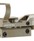 Lancer Tactical Red & Green Dot Reflex Sight with 4 Reticles (Color: Tan)