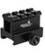 Ca-437 Aluminum 2-Slot Med-Profile Compact Riser Mount (Black)