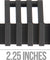 One O'Clock Side Mount (Color: Black)