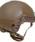 Lancer Tactical Airsoft Ballistic MH Type Helmet (Color: Tan)