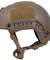 Lancer Tactical Airsoft Ballistic MH Type Helmet (Color: Tan)