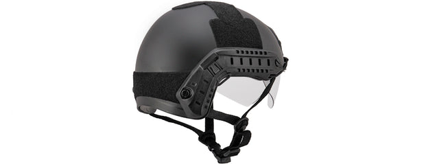 Ca-741B Helmet Ballistic Type "Basic Version W/Visor" (Color: Black) Size: Medium