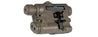 Peq-15 La-5 Battery Case + Red Laser (Color: Foliage Green))