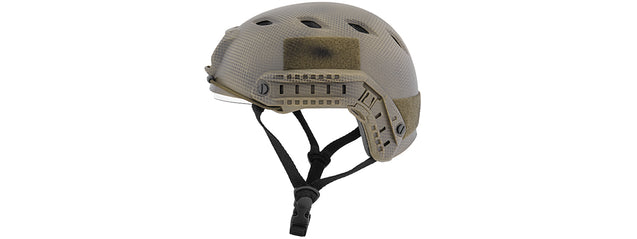 Ca-842N Helmet Bj Type "Basic Version W/Visor" (Color: Navy Custom) Size: Medium Airsoft Gun Accessories