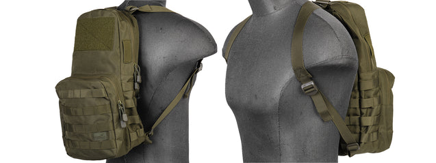 Ca-880Gn Nylon Tactical Molle Hydration Backpack (Od) Airsoft Gun Accessories