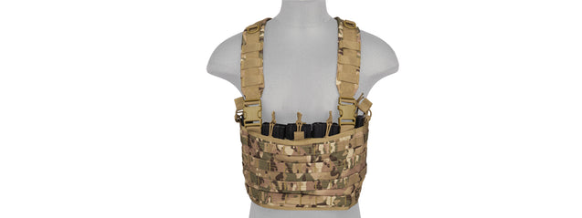 Ca-882Mn Lightweight Magazine Pouch Chest Rig (Camo) Airsoft Gun Accessories