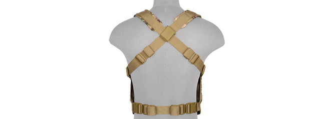 Ca-882Mn Lightweight Magazine Pouch Chest Rig (Camo) Airsoft Gun Accessories