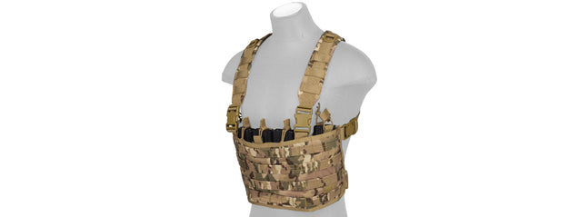 Ca-882Mn Lightweight Magazine Pouch Chest Rig (Camo) Airsoft Gun Accessories