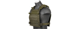 CA-883GN Nylon Lightweight Tactical Vest (OD Green)