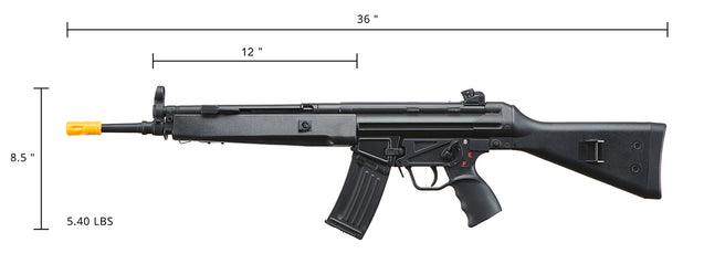 Classic Army CA33E Full Metal Airsoft AEG Black Color