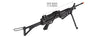 CA-CA006M CA249 MK1 Airsoft LMG Rifle (Black)