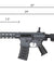 Airsoft Gun Classic Army DT-4 Double Barrel Airsoft M4 AEG Rifle (Color: Grey)