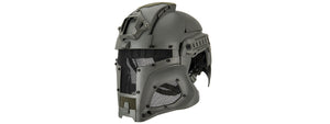 Interstellar Battle Trooper Full Face Airsoft Helmet (FOLIAGE GREEN) Airsoft Gun / Accessories