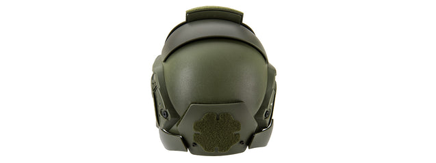 Interstellar Battle Trooper Full Face Airsoft Helmet (OD GREEN) Airsoft Gun / Accessories