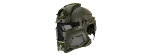 Interstellar Battle Trooper Full Face Airsoft Helmet (OD GREEN) Airsoft Gun / Accessories