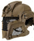 Interstellar Battle Trooper Full Face Airsoft Helmet (TAN) Airsoft Gun / Accessories