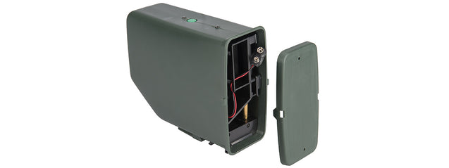 Ca-P108M 2400Rd M249 / Mk46 Auto-Winding Aeg Box Magazine