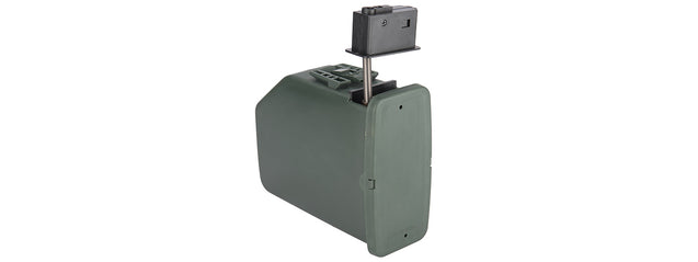 Ca-P108M 2400Rd M249 / Mk46 Auto-Winding Aeg Box Magazine