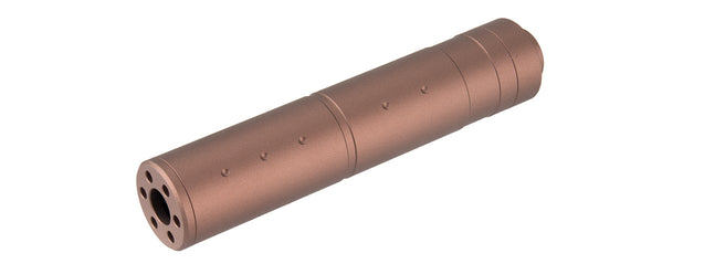 Lancer Tactical 155Mm Aluminum Dot Mock Suppressor (Coyote Brown)