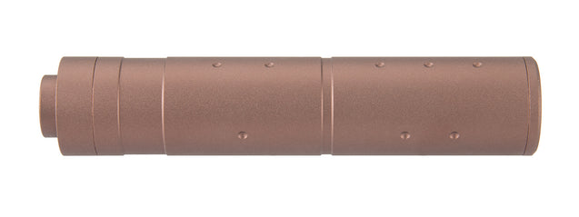Lancer Tactical 155Mm Aluminum Dot Mock Suppressor (Coyote Brown)