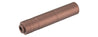 Lancer Tactical 155Mm Aluminum Dot Mock Suppressor (Coyote Brown)