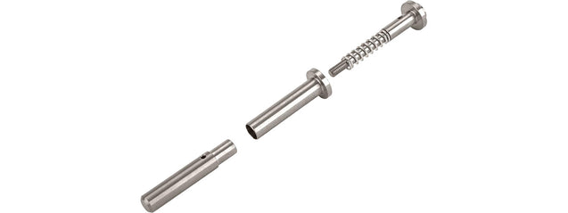 COWCOW CNC Stainless Steel Adjustable Spring Guide Rod for TM Hi-Capa Pistols (Silver) Airsoft Gun / Accessories