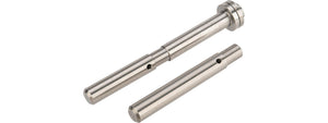 COWCOW CNC Stainless Steel Adjustable Spring Guide Rod for TM Hi-Capa Pistols (Silver) Airsoft Gun / Accessories