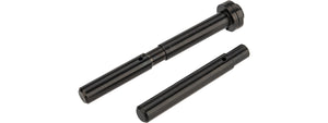 COWCOW CNC Stainless Steel Adjustable Spring Guide Rod for TM Hi-Capa Pistols (Black) Airsoft Gun / Accessories