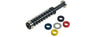 CowCow Stainless Steel Guide Rod Set for Umarex Glock 19X Gen 4 Gas Blowback Pistols (Color: Black) Airsoft Gun / Accessories