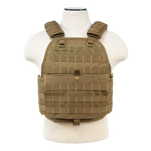 NcSTAR CVPCV2924T Plate Carrier Vest Adjustable One Size Tan