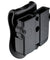 Cytac Hard Shell Universal Double Magazine Pouch (Color: Black)