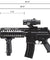 WellFire D96 M4 Carbine Airsoft AEG Rifle w/ Scope and Grip (Color: Black)