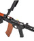 Double Bell AK74U AEG Airsoft Rifle w/ Retractable Folding Stock (BLACK / WOOD)