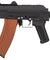 Double Bell AK74U AEG Airsoft Rifle w/ Retractable Folding Stock (BLACK / WOOD)