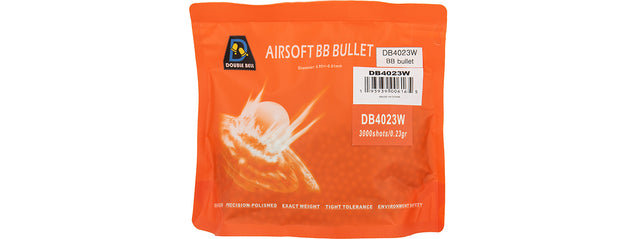 Double Bell 0.23G BBs [3000rds] (PEARL WHITE) Airsoft Gun 