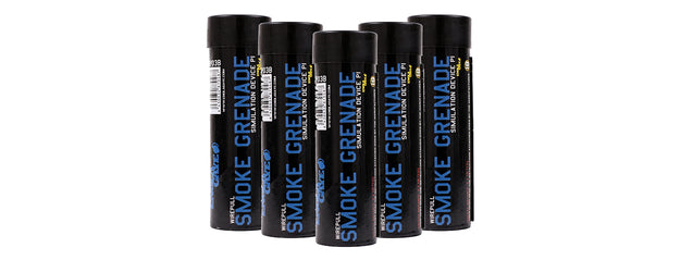 Enola Gaye Airsoft Wire Pull Tactical Blue Smoke Grenade WP40 (Pack of 5)