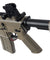 Golden Eagle JG F6624TAN Super Enhanced M4 CQB RIS AEG Metal Gear, Rail Covers, Polymer Body in Tan