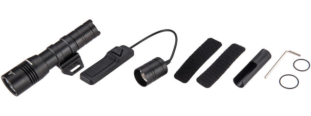 Opsmen Fast 502R WeaponLight 800-Lumen Flashlight for Picatinny Rail (Black)