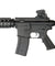 JG M4 Full Metal CQB-R M4 Series Airsoft AEG - BLACK